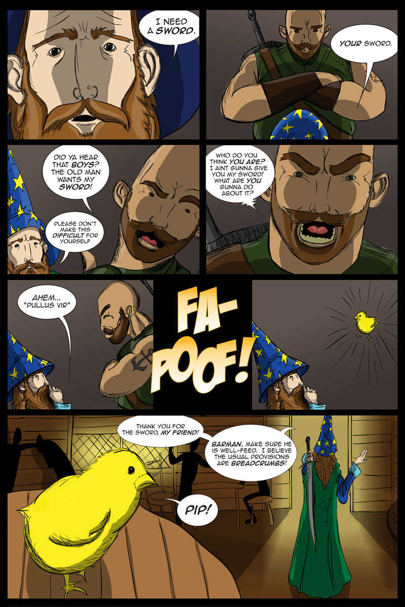 Issue 1: Algerbane Gets A Sword